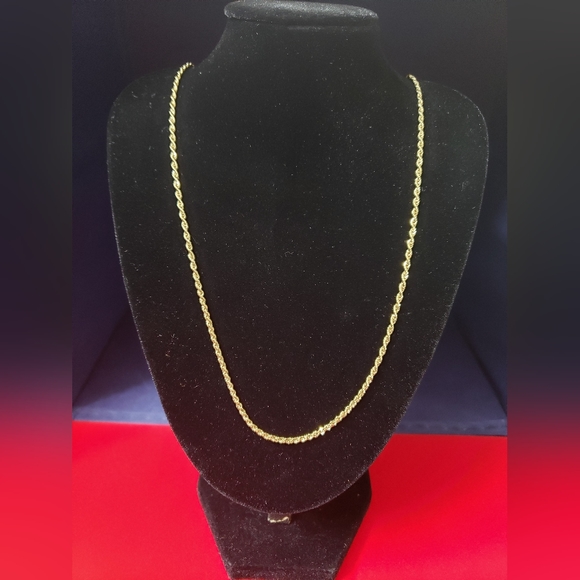10kt Gold Rope Chain